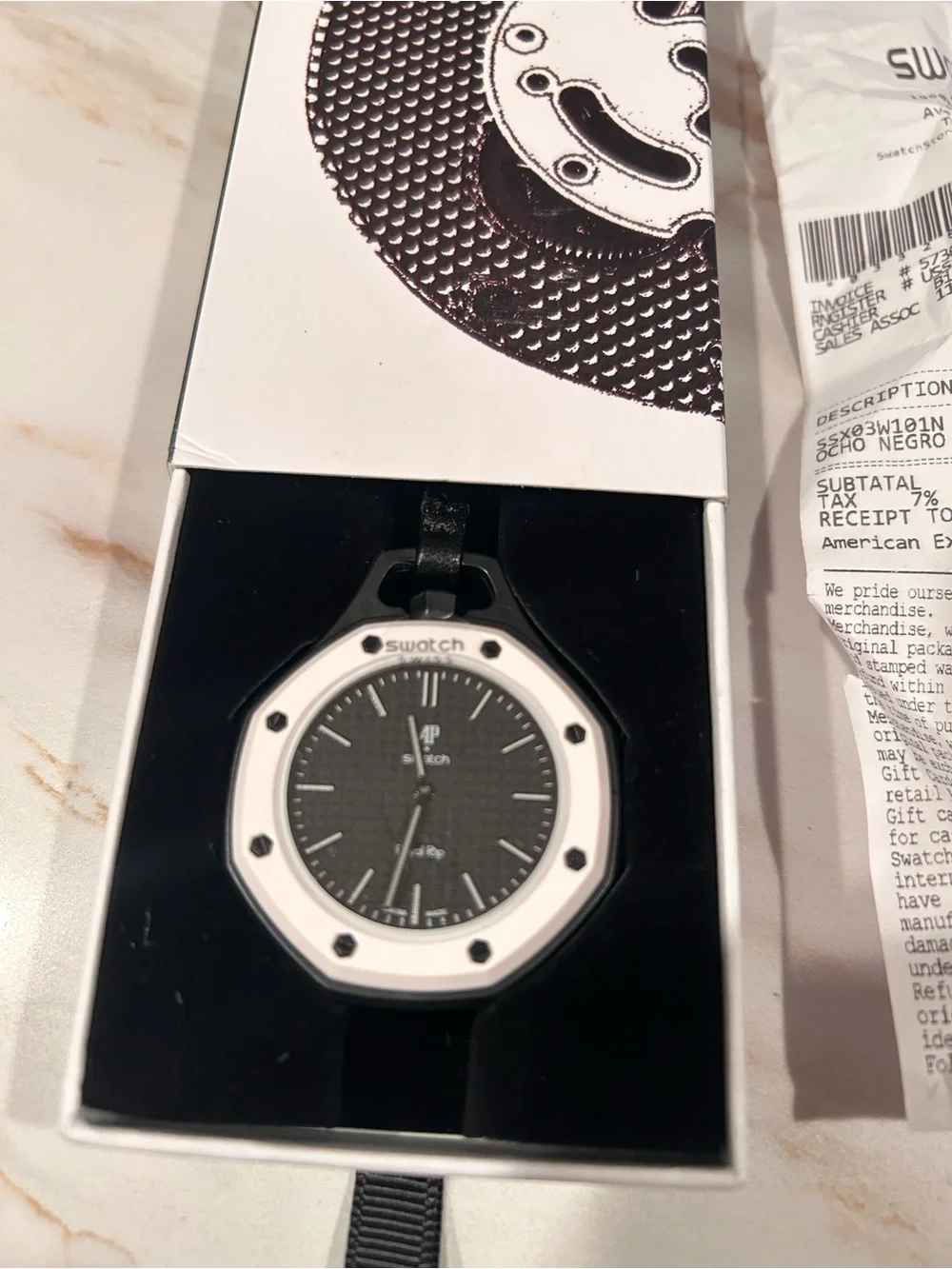 Swatch x Ap Royal pop pocket watch